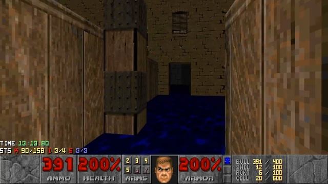 Doom 2 in Spain Only - MAP14: Los Antros Más Íntimos (Blind Ultra-Violence 100%) смотреть онлайн