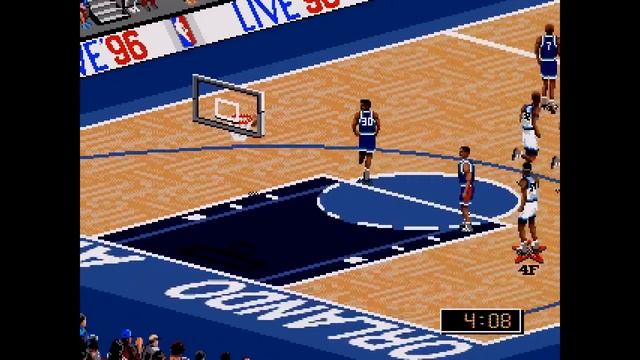 NBA Live 96 ... (Sega Genesis) Gameplay смотреть онлайн