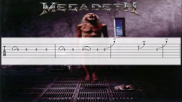 Symphony Of Destruction Guitar Solo Tab w/Backing Track - Accurate and Easy to Follow - Megadeth смотреть онлайн