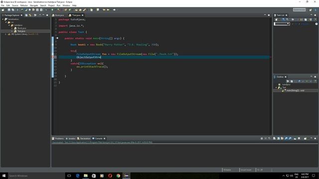 Java Tutorial - Serialization & Deserialization смотреть онлайн