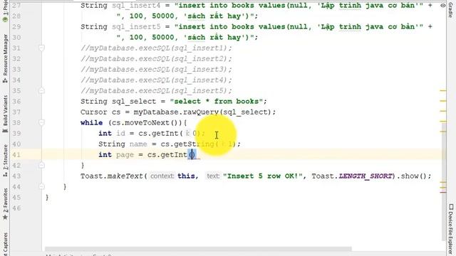 25. Chèn dữ liệu vào bảng trong SQLite như thế nào смотреть онлайн