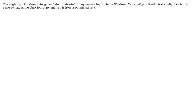 log rotation --Windows (4 Solutions!!) смотреть онлайн