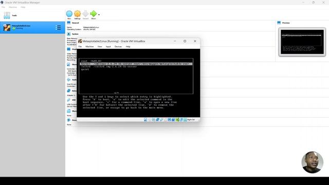 Lab Setup 1 - Import Metasploitable 2 Linux into Oracle VirtualBox - boot with "noapic" option смотреть онлайн
