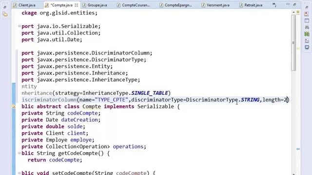 Gestion Comptes Spring Boot JPA Hibernate Restful SOAP RMI AngularJS By Mohamed Youssfi смотреть онлайн