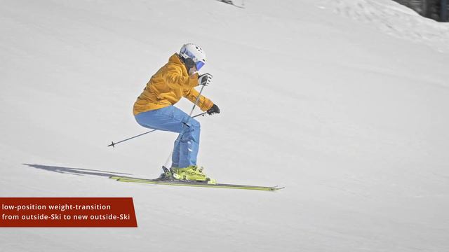 Ski Technique Demonstration | How to LONG TURN (Carving) смотреть онлайн