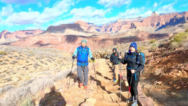 Why Grand Canyon National Park restricted South Kaibab trail | South Kaibab to Bright Angel 4K HDR смотреть онлайн