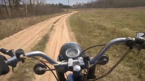 Мотоцикл Восход 3. Часть 2. Езда на СССР мотоцикле.