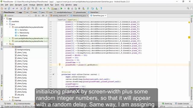 Android Game Development Tutorial for Beginners : Make the Plane move смотреть онлайн