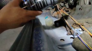 обработка мовилем порогов изнутри ВАЗ 2109-2115.  это легко