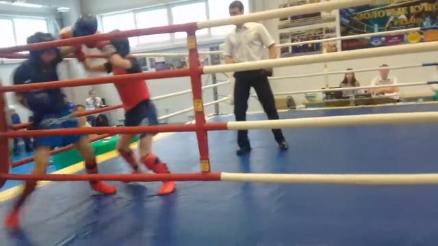 Киксбокс Фоменков Даниил (синий угол) смотреть онлайн