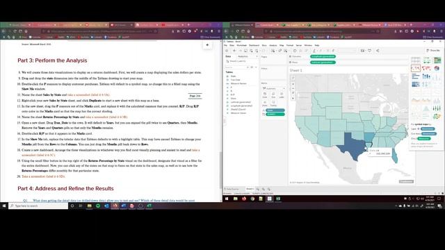 Data Analytics Lab 6-5 SQL server and visualization in Tableau смотреть онлайн