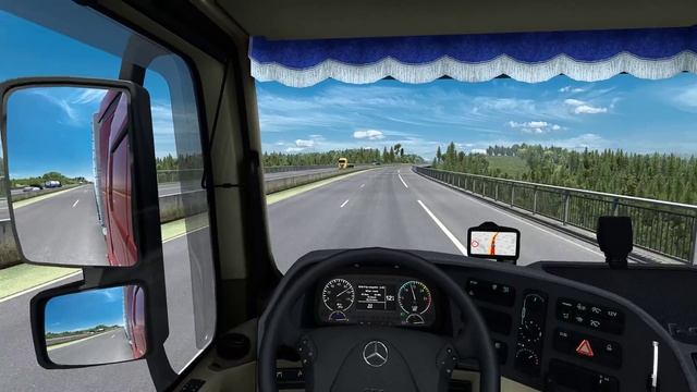 Clermont (F) to Bordeaux (F) | Euro Truck Simulator 2 | Mercedes MP3 | Thrustmaster T300 gameplay смотреть онлайн