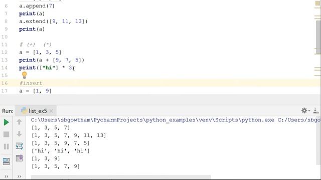 Python : List append() , insert() and delete() (Part 3) смотреть онлайн