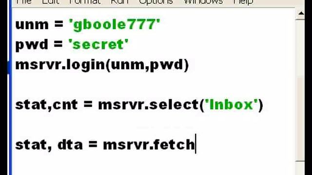 Python Read Email смотреть онлайн