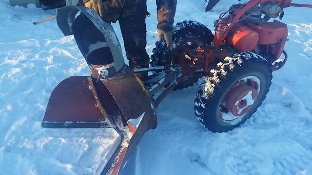 Самодельный ШНЕКОРОТОР для уборки снега!!! смотреть онлайн