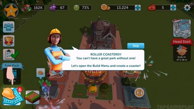 RollerCoaster Tycoon Touch - Gameplay Walkthrough Part 1 - Level 1-6 (iOS) смотреть онлайн
