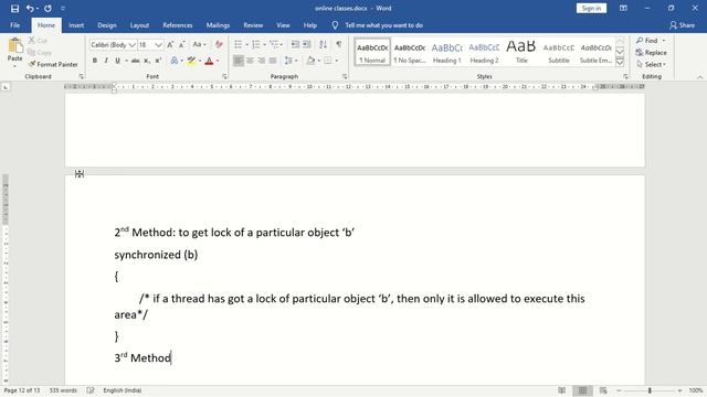 Java | Module 3 | Multi threading | Thread Synchronization part -2 | Synchronized blocks | v-12 смотреть онлайн