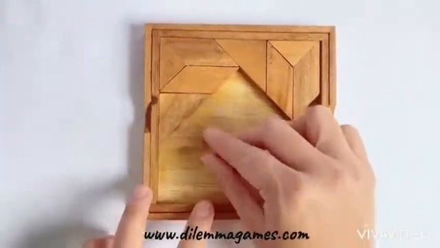 14 PUZZLE, a tangram like Spacial wooden brain teaser by DILEMMA GAMES смотреть онлайн