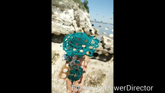 Свяжем ажурный купальник для куклы Барби.  Associate Openwork Swimsuit.