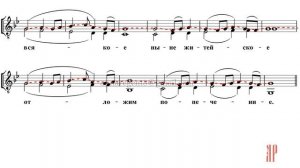 ХЕРУВИМСКАЯ ПЕСНЬ, Свияжская -  Сопрановая партия