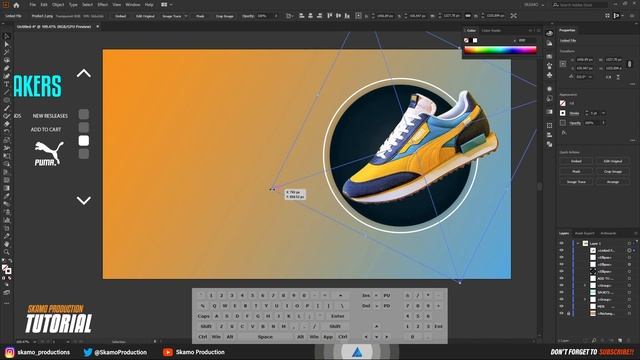 Landing Page Design - Adobe Illustrator Tutorials смотреть онлайн