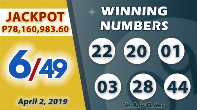 P78M Jackpot Superlotto 6/49, EZ2, Suertres, 6 Digit, Lotto 6/42 & Ultra Lotto 6/58 | April 2, 2019 смотреть онлайн
