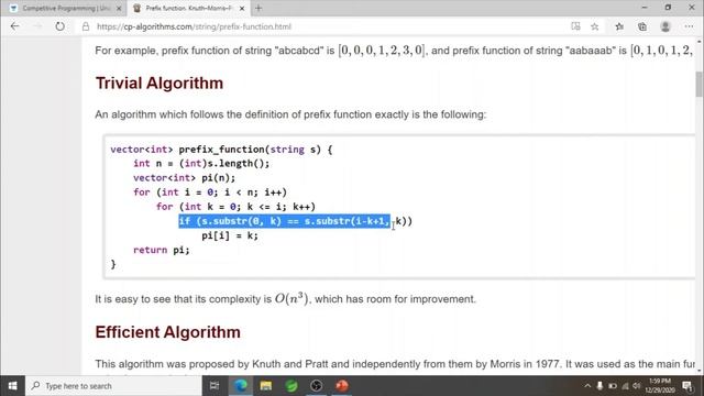 L06 : Knuth-Morris-Pratt String matching algorithm Part 1 | String Algorithms | CodeNCode смотреть онлайн
