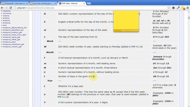 Tự học PHP - 58 PHP Time - 05 Exercise - Part 2 смотреть онлайн