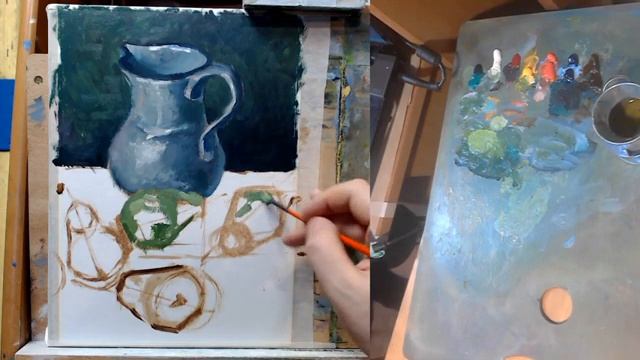 "Богедон" Рамона Рибаса Риуса - мастер-класс по масляной живописи смотреть онлайн