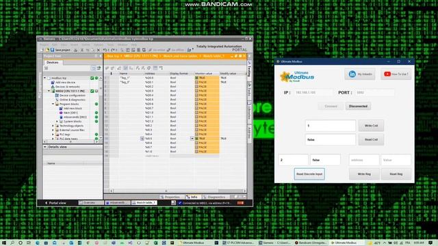 Ultimate Modbus Tcp Software смотреть онлайн