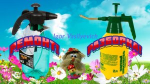 Помповый садовый опрыскиватель РЕМОНТ Возможные неисправности Ручной опрыскиватель Все неисправности