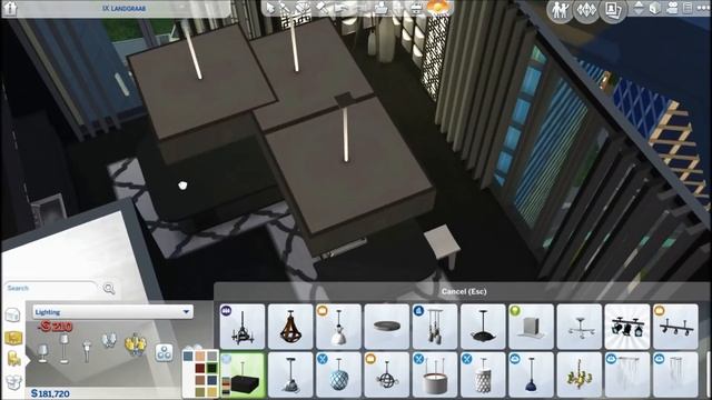 BLACK & WHITE LOFT - Sims 4 | House Build смотреть онлайн