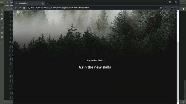 Awesome Parallax Effect Using HTML CSS and JavaScript | Speed Coding | Going To Internet смотреть онлайн
