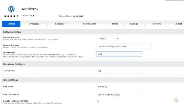 Automatic WordPress Installation using One-click Installer смотреть онлайн