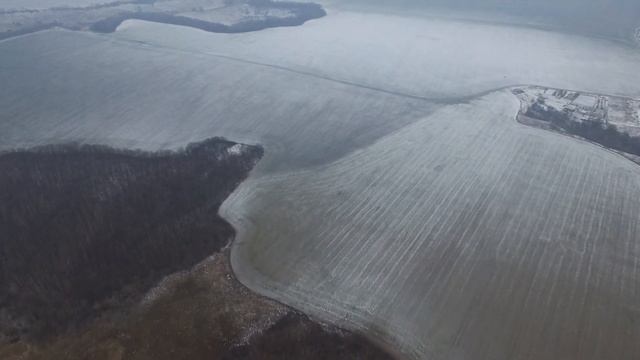 Белгород с высоты. Село Никольское ноябрь 2017. смотреть онлайн