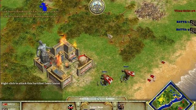 Age of Mythology Titans - The Unknown - with cheat tricks смотреть онлайн