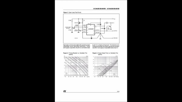 datasheet UC3842BN, Токовый ШИМ-контроллер