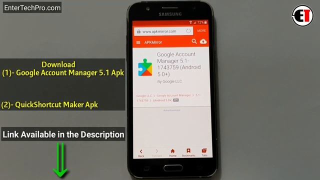 Samsung J5 (SM J500) Hard Reset & Google Account/FRP Bypass 2020 |Without PC смотреть онлайн