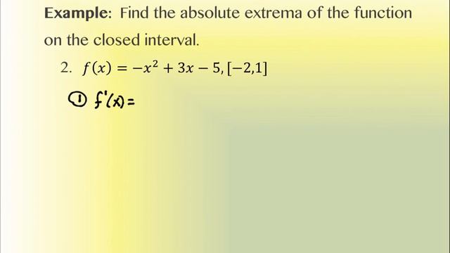 3.1 Extrema on an Interval смотреть онлайн