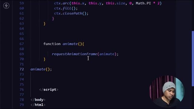 Bouncing Ball JavaScript Project, Collision Detection Between Circles in JavaScript Canvas Animatio смотреть онлайн