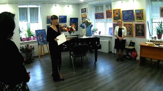 Выставка моей живописи 02.06.2018 "Взгляд души" г. Мурманск. Картины маслом Свинар Оксаны. смотреть онлайн
