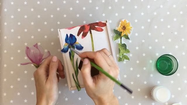 Техника декупаж: красиво и практично. Decoupage Technique