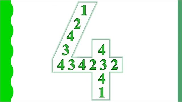 Математичні ігри «Число і цифра 4. Склад числа чотири. Орієнтування у часі» (частина 2) смотреть онлайн