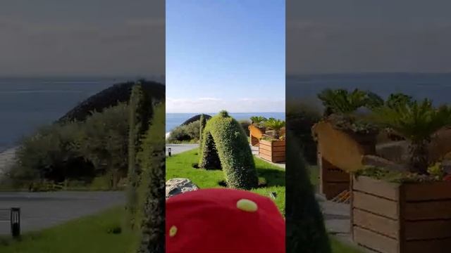 Дорога на пляж. Крым. Отель Mriya resort & spa 5*. Октябрь 2020. смотреть онлайн