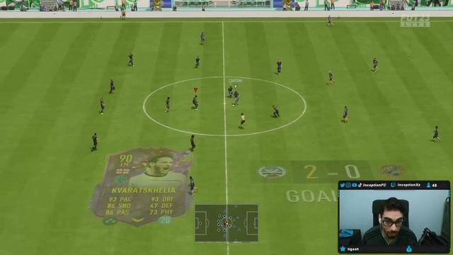 90 FUTURE STARS KVARATSKHELIA PLAYER REVIEW! FUT FUTURE STARS - FIFA 23 ULTIMATE TEAM смотреть онлайн