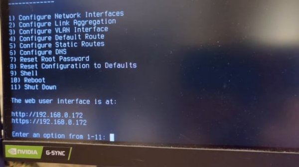TrueNAS 12 / 13 - The web interface could not be accessed (Realtek 2.5Gb Ethernet)