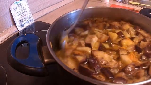 Овощной суп с БАКЛАЖАНАМИ