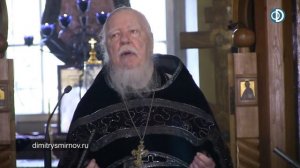 Протоиерей Димитрий Смирнов. Проповедь на вынос Плащаницы