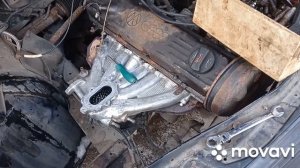 ремонт ⭕⭕⭕⭕AUDI 100 2.2 AAR установка карбюратора