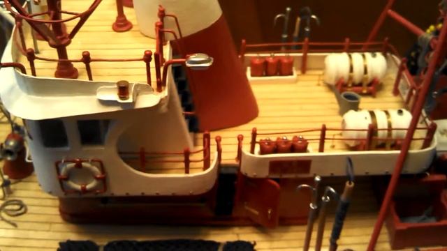 Wooden model fishing boat смотреть онлайн